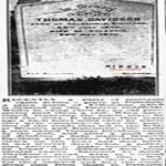 DAVIDSON Thomas William